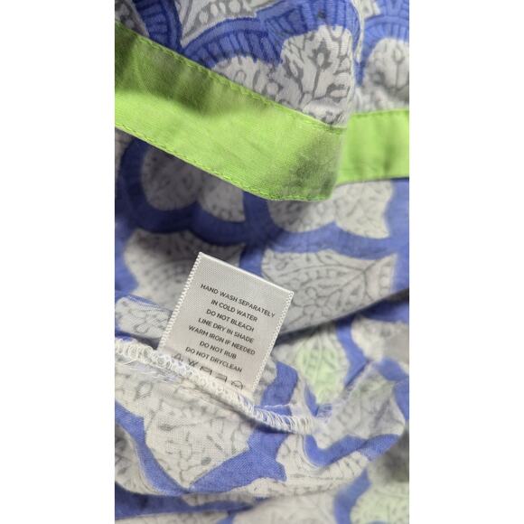 Roberta Roller Rabbit Women Top XXS Tunic Floral Medallion Vented Lightweight - Picture 7 of 9